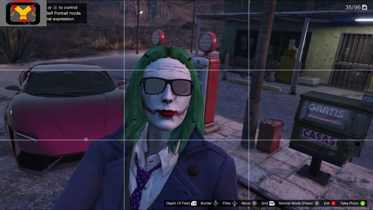Grand Theft Auto V Online Female Joker Outfit & Joker Car YouTube