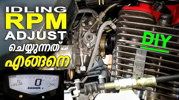 Idle RPM അഡ്‌ജസ്‌റ്റ് ചെയ്യാം സ്വന്തമായി | How to Adjust Idle RPM | DIY | Ajith The Travel Buddy