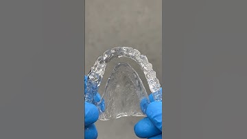 Upper Clear Duplicate Denture #lsk121shorts #dental #teeth