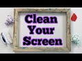 How to Clean Speedball Ink Off Screen Printing Screen