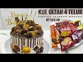 KUE ULANG TAHUN 4 TELUR TOPING JAJANAN WARUNG JADINYA CANTIK BANGET !!