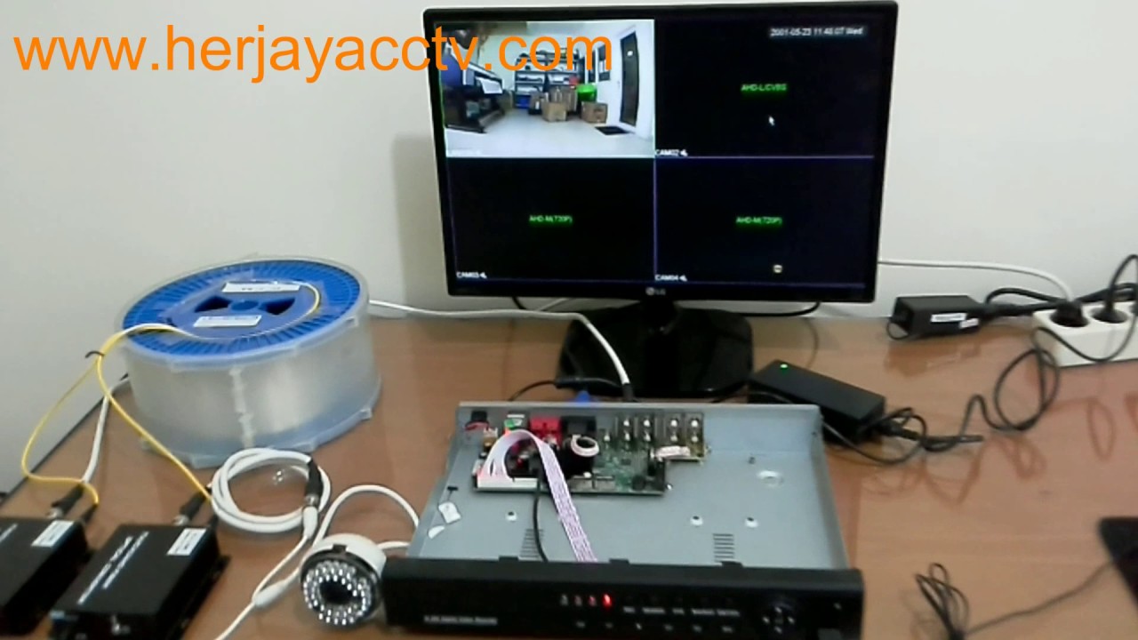 Demo CCTV Fiber Optic 5 KM - YouTube.