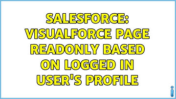 Salesforce: visualforce page readonly based on logged in user