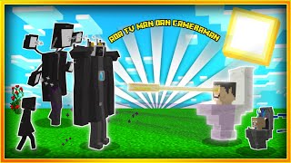 Ada TV MAN DAN CAMERAMAN TITAN DI MINECRAFT ! Mod Skibidi Toilet Terbaru Dan Lengkap screenshot 4