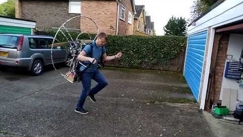 DIY Four-stroke Paramotor Part 5 - Ground test, almost ready to fly!