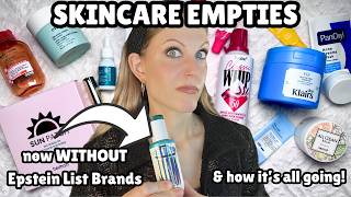 SKINCARE EMPTIES: First Time *without* Epstein List Brands! screenshot 3