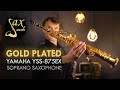 Gold Plated Yamaha YSS-875EX Soprano Saxophone