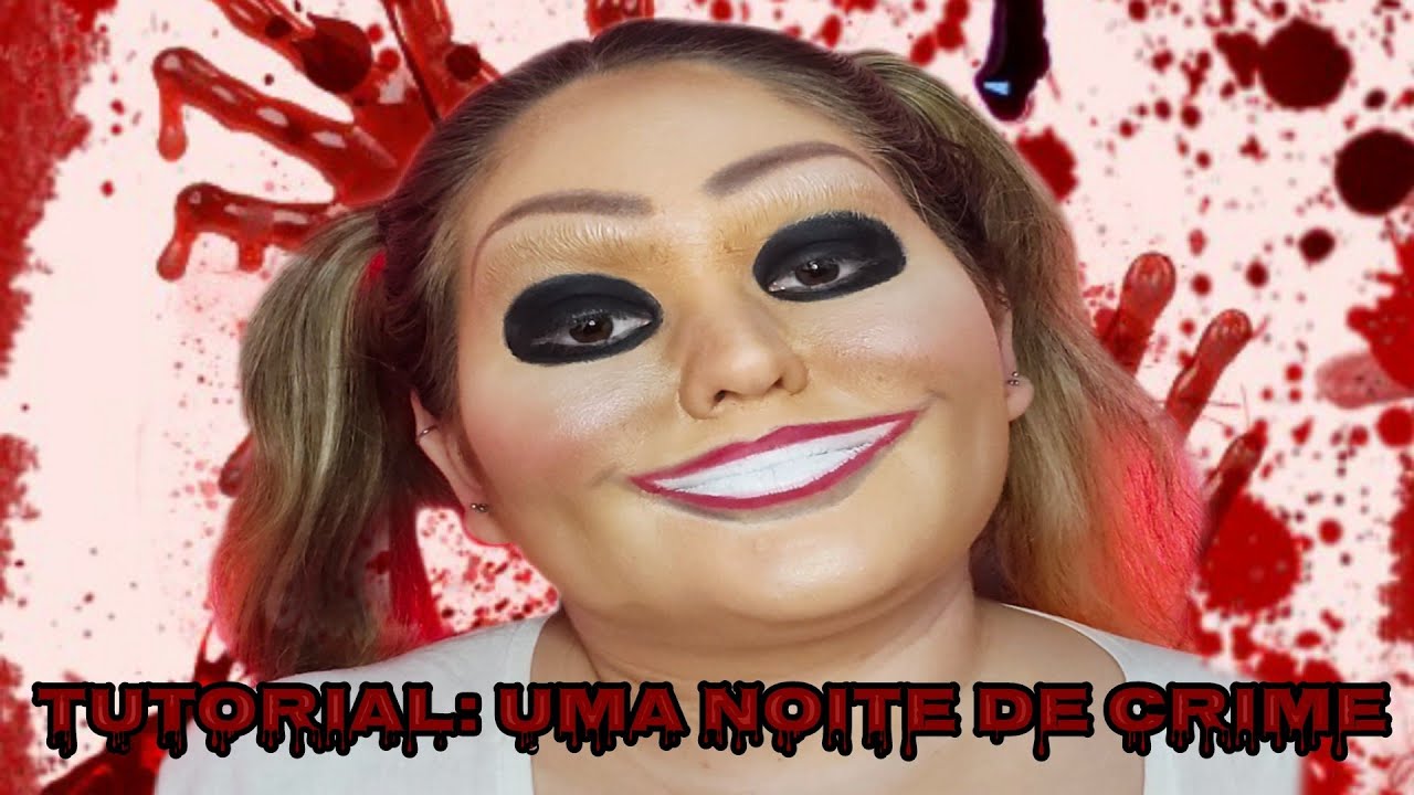 TUTORIAL: MAQUIAGEM UMA NOITE DE CRIME | Louise Adão - YouTube