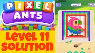 pixel Ants Level 11 Walkthrough Solution 
