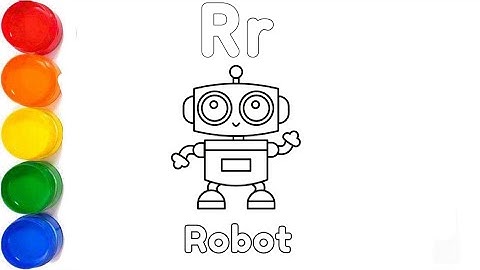 R is for Robot! Let’s draw a cool robot and learn the letter R together! 🤖🅁