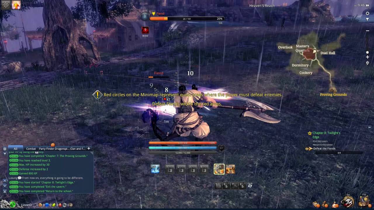 Chapter 8 Twilight's Edge Quest Blade & Soul YouTube