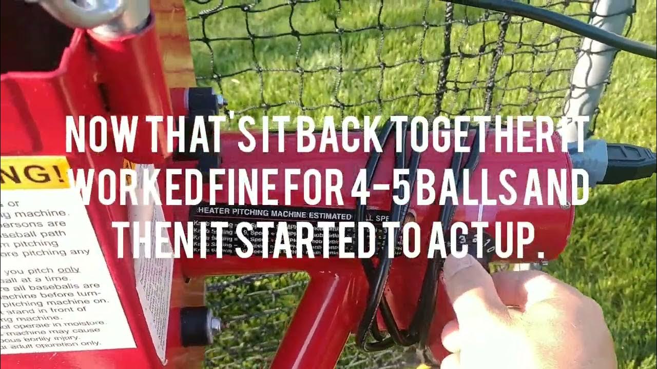 heater pitching machine YouTube