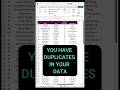 How to Highlight Duplicate Values in Excel #shorts