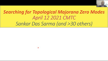 "Searching for Topological Majorana Zero Modes" - Part 1 (Janet Das Sarma Conference Series)