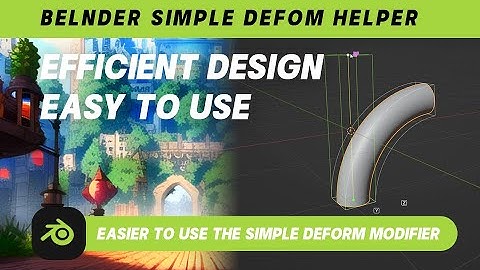 [Free Add-on]Blender Simple Deform Helper