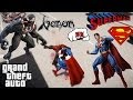 SUPERMAN ( MAN OF STEEL) VS VENOM - INCREDIBLE FIGHT - Grand Theft Auto