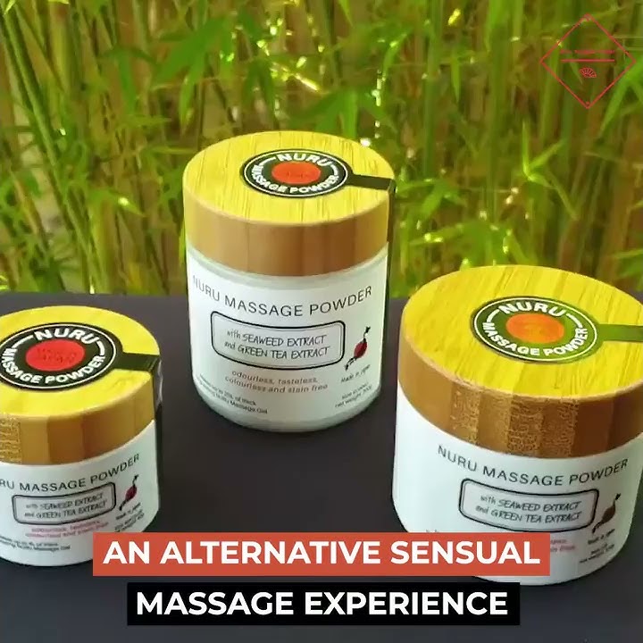Nuru Massage Powder - Makes up to 20L - Contains Seaweed Extract and Green Tea Extract - From Japan