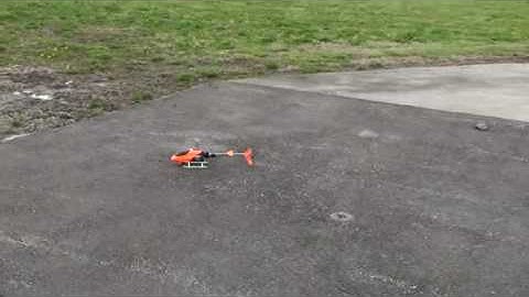 trex 450 flip, and roll