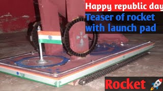 Teaser Of Rocket With Launch Pad Water Rocket Teaser By Gabbar Talk