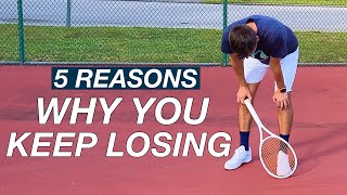 5 Reasons Why Tennis Players Perform Worse in Matches Compared to Practice