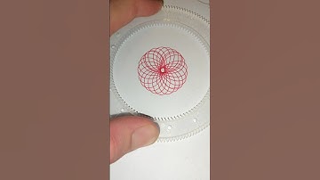 How does this pattern resemble ? | Small Ruler, Big Magic | Big Wisdom |#spirograph #2024 #shorts