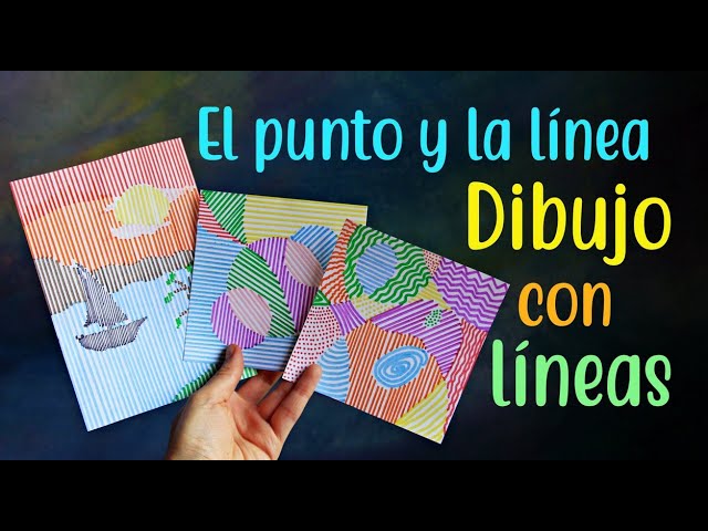 ○ El PUNTO y la LÍNEA ツ Cómo hacer un dibujo sólo con líneas ○ Dibujos con  líneas y puntos - thptnganamst.edu.vn