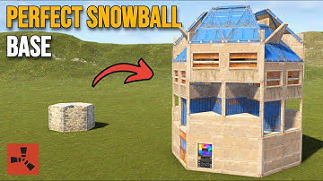 I Designed The *Craziest* Snowball Base Design in Rust - Solo/Duo (PC + Console Rust)