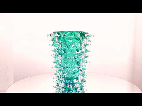 EMERALDINE Vaso Rostrati Verde Alta Qualità Artigianale Video