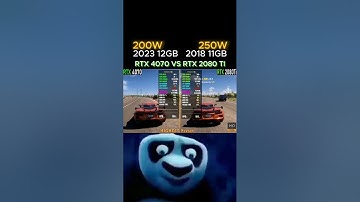 Rtx 4070 vs Rtx 2080 ti #pc #pcbuilding #gpu #fyp #gamingpc #graphicscard