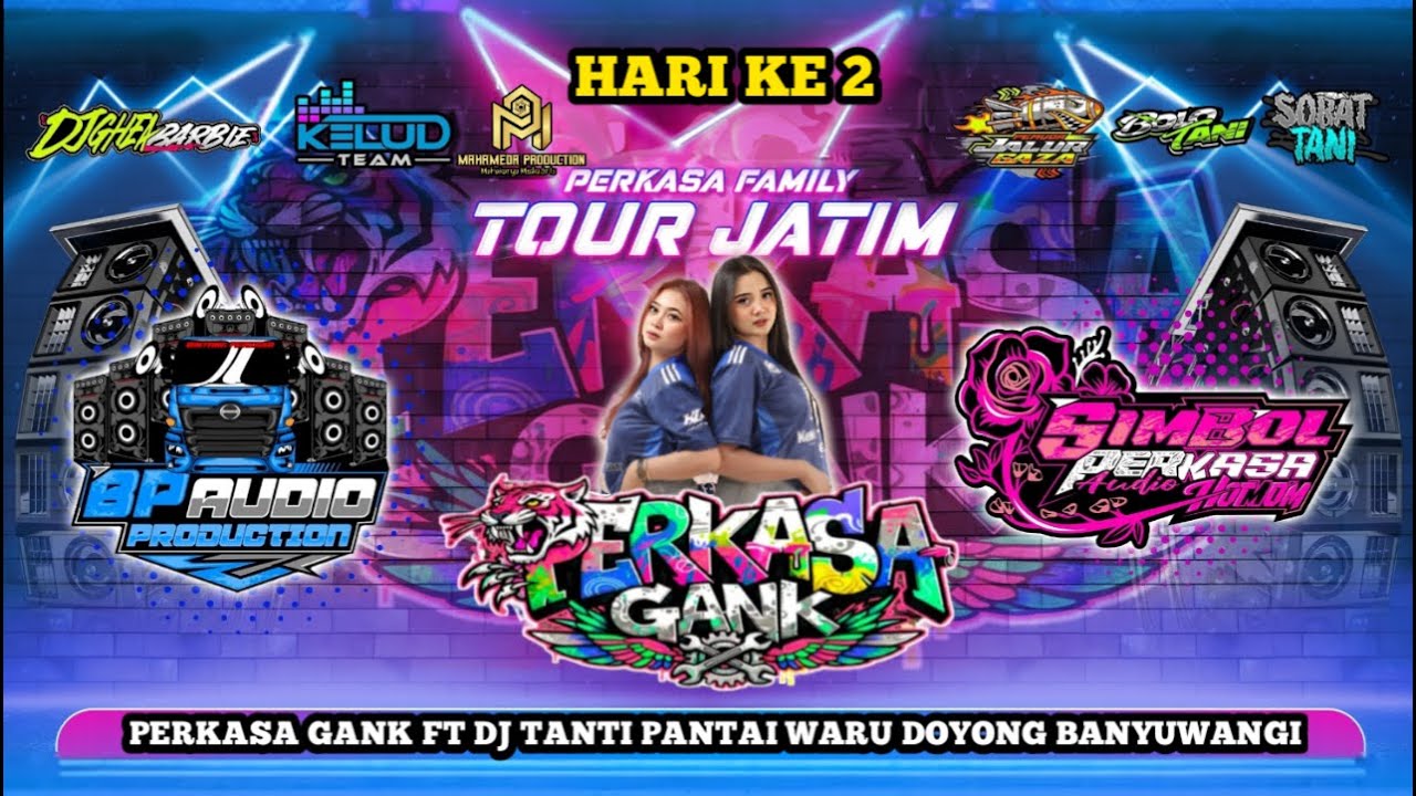 🔴LIVE STREAMING ROAD SHOW PERKASA GANK FT DJ TANTI PANTAI WARU DOYONG KUMENDUNG BANYUWANGI