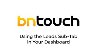 Dashboard Tab: Leads
