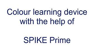 LEGO SPIKE Prime Colour learning device