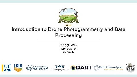 Drone Camp 2020: Introduction to Drone Photogrammetry and Data Processing