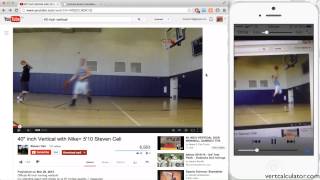 Testing the Accuracy of iOS App Vertical Jump Calculator screenshot 3