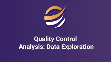 Quality Control  Analysis:  Data Exploration