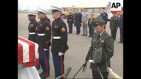 Russia - Shot U.S.Serviceman's Remains Returned