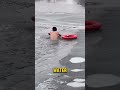 He Walked Onto The Ice Anyway. #shorts