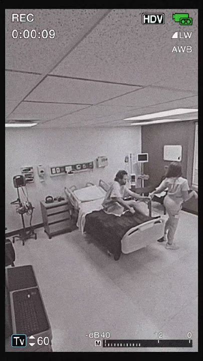 Why did she wake him like that? #nurse #camera #surveillance #cctv #caught