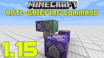 Spawn Protection / Anti-Griefing System | Minecraft Tutorial 1.15 Command