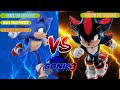 Sonic the Hedgehog 3 (2024) - Team Sonic vs Shadow the Hedgehog with Healthbars