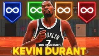 NBA 2K24 ARCADE EDITION! MOST OVERPOWERED 6'9 KEVIN DURANT BUILD! DEMIGOD