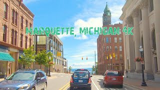 The Largest City In Michigan's Upper Peninsula: Marquette, Michigan 4K.