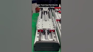 Factory Vlog - Double Track Dual Rail Electric Actuator Linear Guide #semimodular #electricactuator