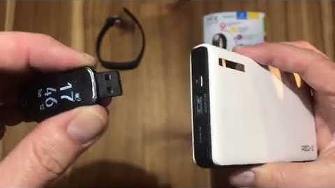 BFit Sport: How to charge your device