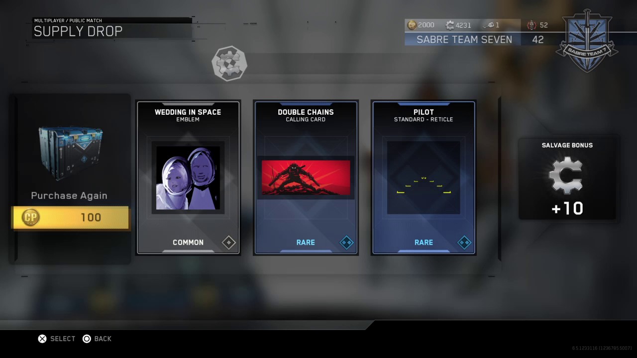 INFINITE WARFARE 3,500 COD POINT OPENING!!!