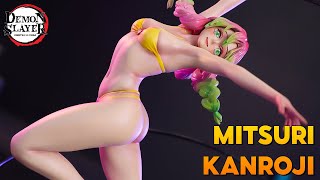 I Made a custom Mitsuri Bikini - 3D printing Anime #demonslayer #anime