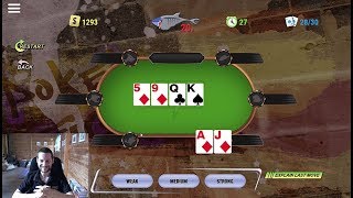 Poker Fighter Training Video - Turn Drawing Hands AJs Combo Draw
