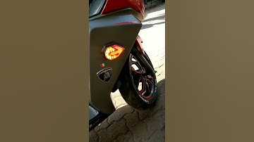 Tvs Ntorq lamborghini theme red designed by me with amazing lights