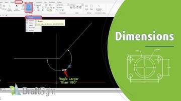 Create Angular Dimension Larger Than 180 Degree