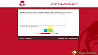 Do the Wendy's Customer Satisfaction Survey on TalktoWendys.com